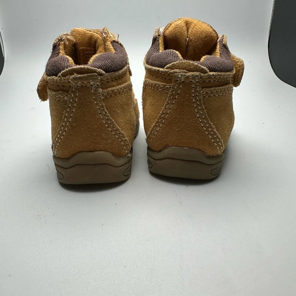 Totes Brown‎ Baby Moccasin Walkers Soft Sole size 2